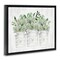 Stupell Industries Rustic Shamrock Bouquets Black Framed Floater Canvas Wall Art